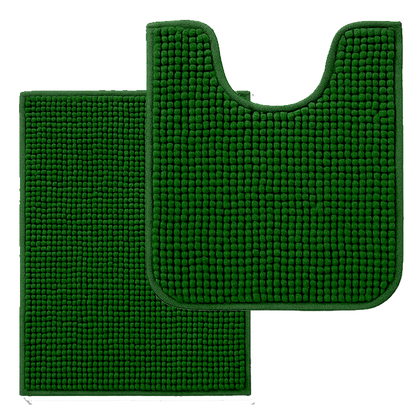 Chenille Bath Mat Set | 2 pieces