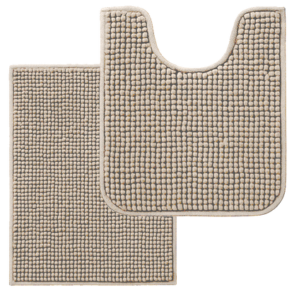 Chenille Bath Mat Set | 2 pieces