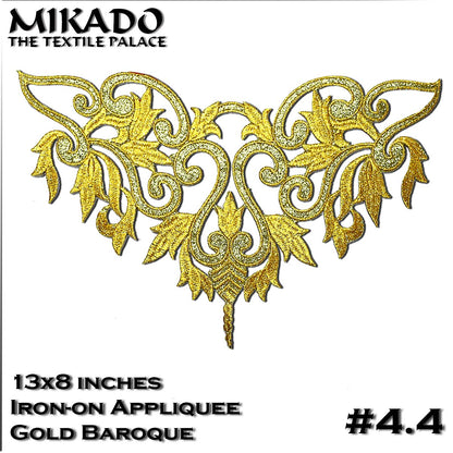 Gold Baroque Appliquees (Medium)