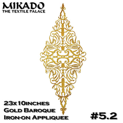 Gold Baroque Appliquees (Large)