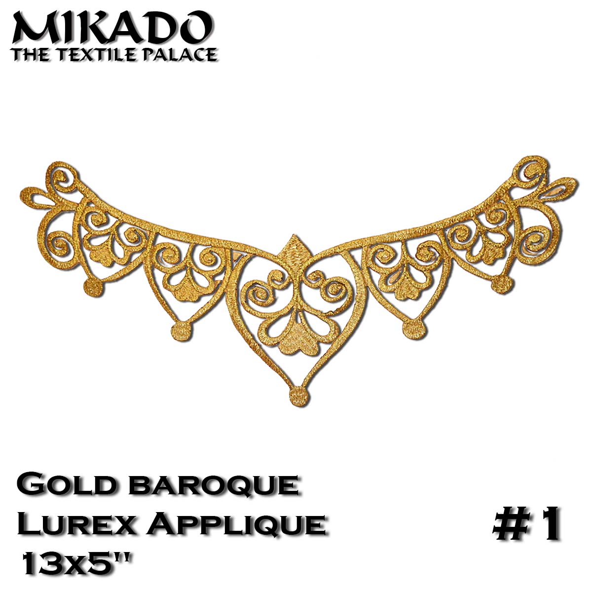 Gold Baroque Appliquees