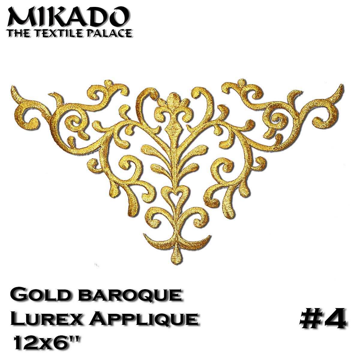 Gold Baroque Appliquees