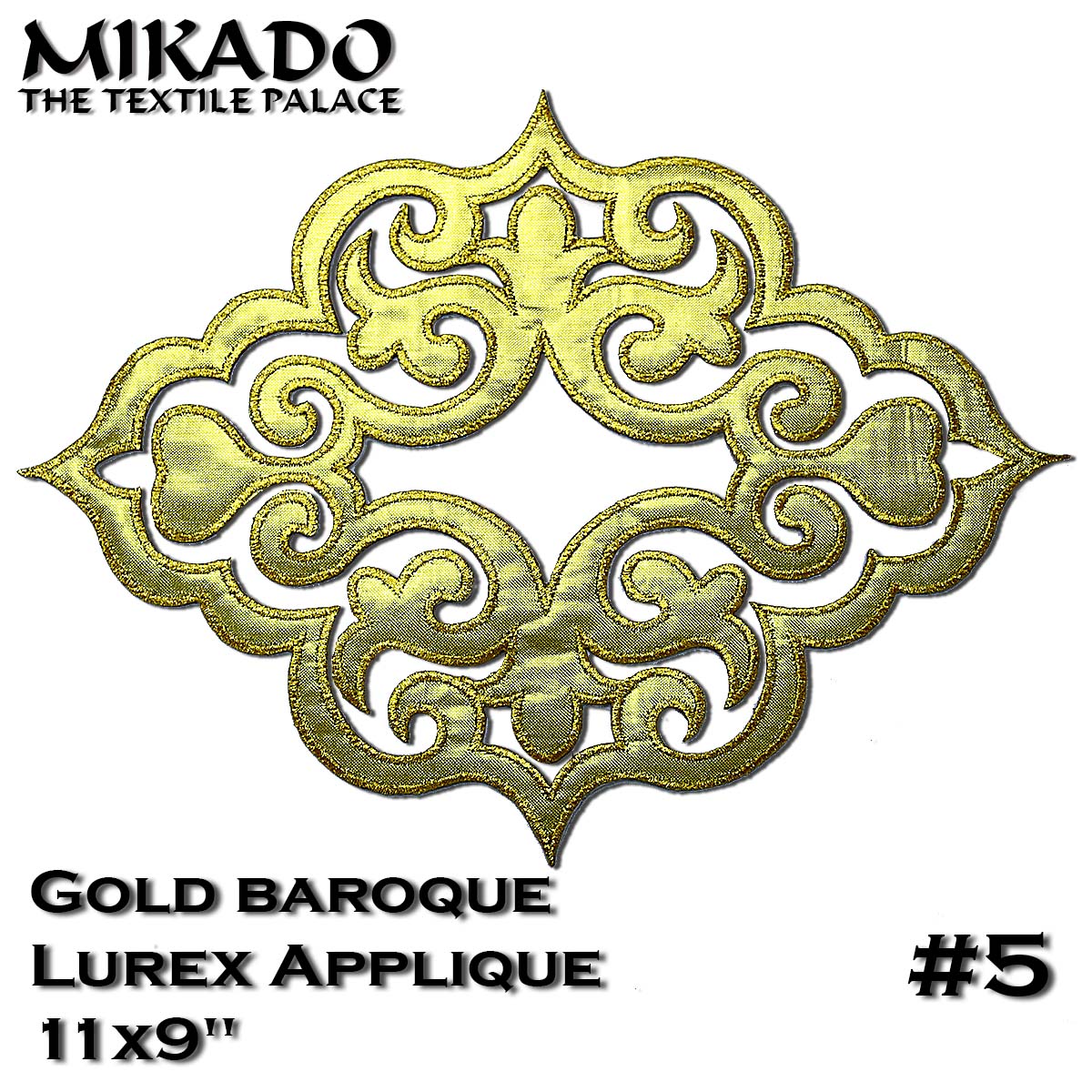 Gold Baroque Appliquees