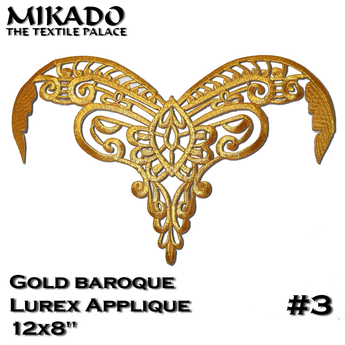 Gold Baroque Appliquees