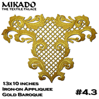 Gold Baroque Appliquees (Medium)