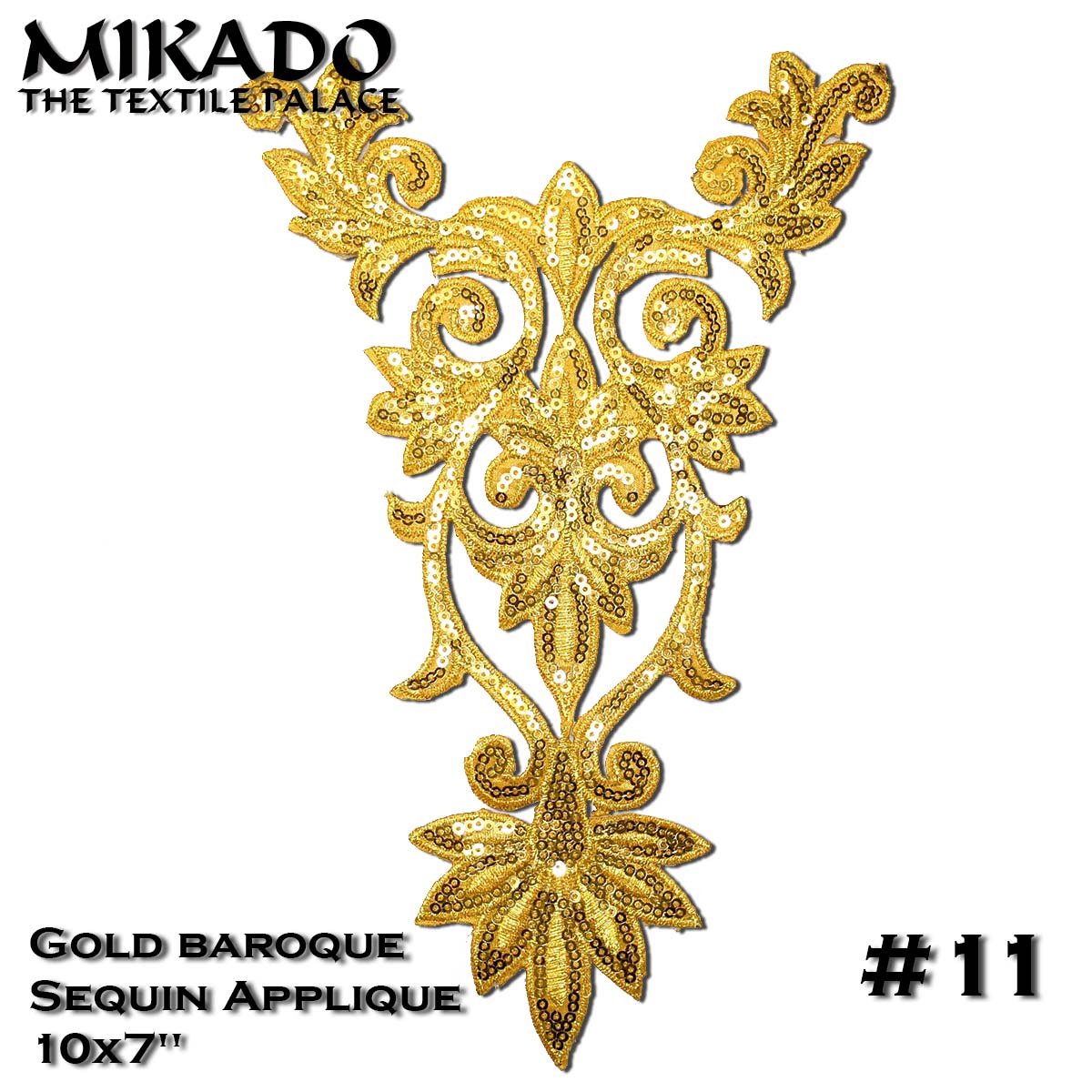 Gold Baroque Appliquees