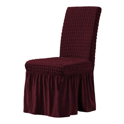 Stretch Chair Cover with Ruffles