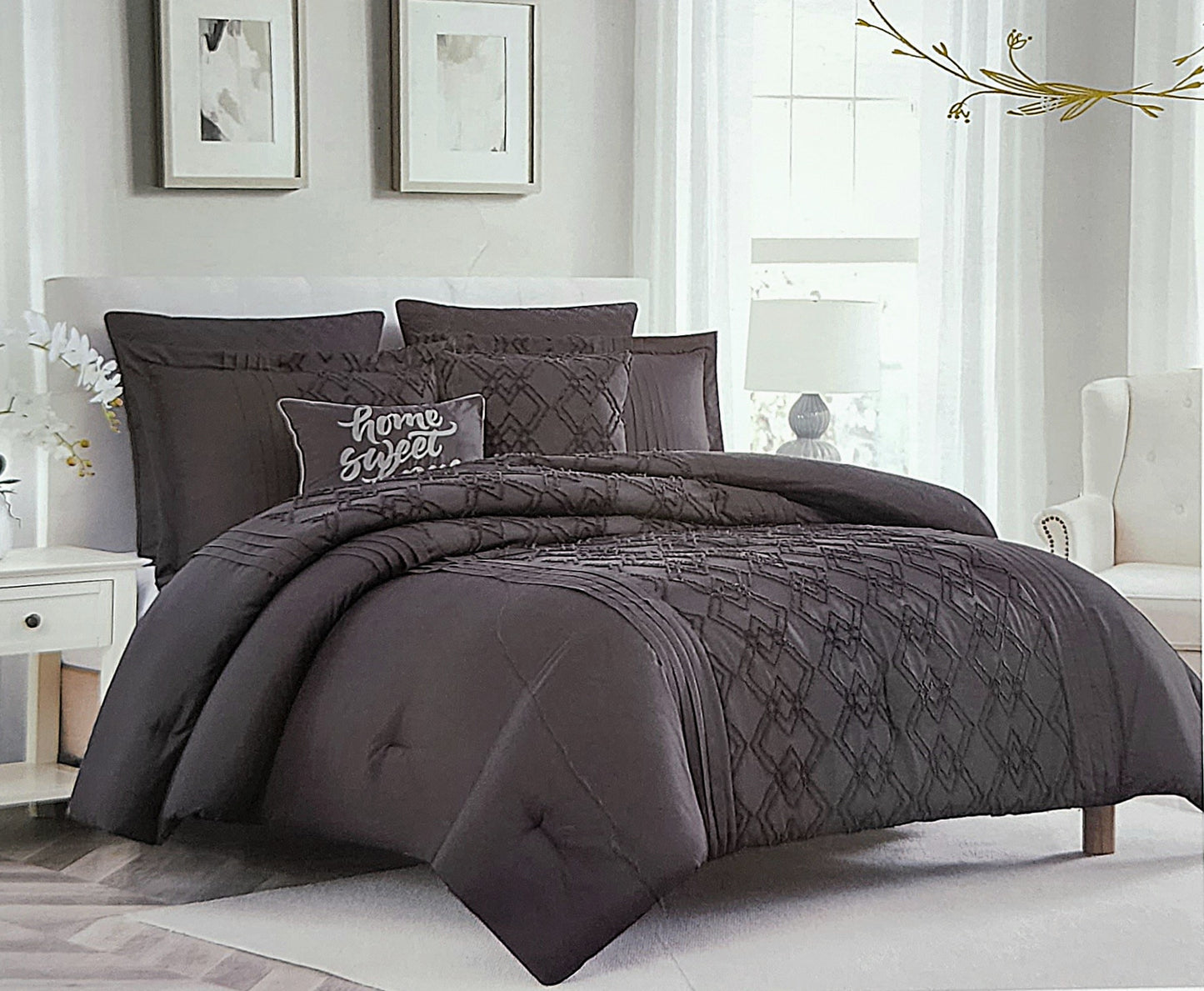 Austin- Seven piece comforter Set