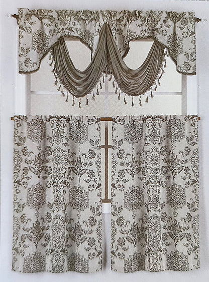 Rasberrie Luxury Jacquard Valance Collection