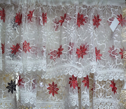 Guipure Lace Valance