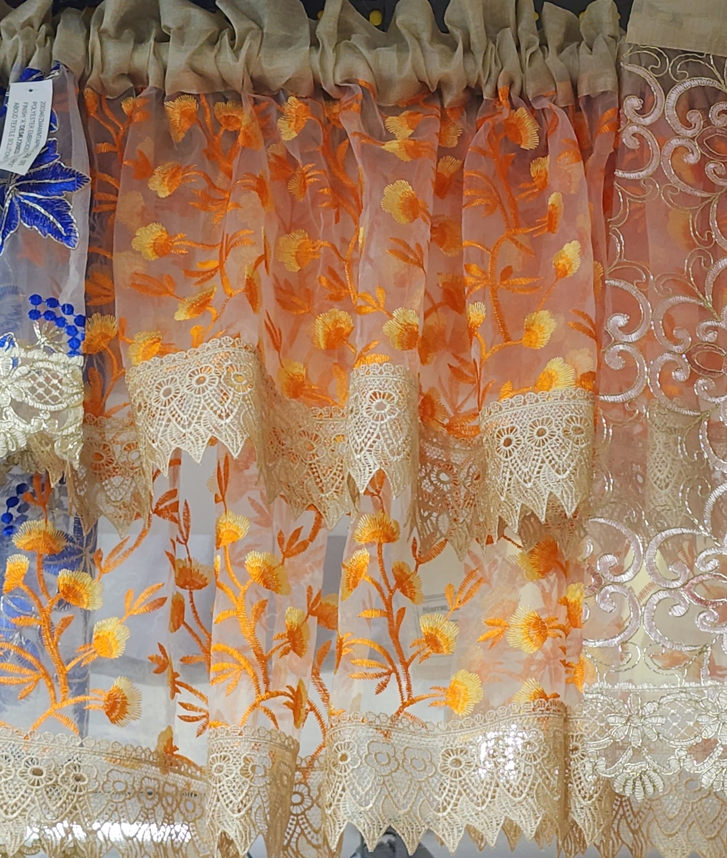 Guipure Lace Valance