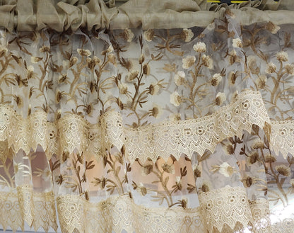 Guipure Lace Valance