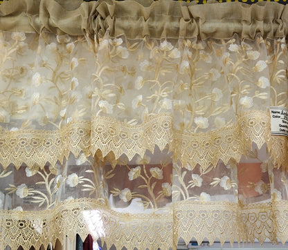 Guipure Lace Valance