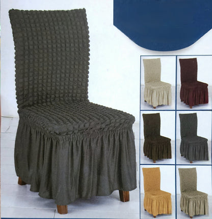 Stretch Chair Cover with Ruffles