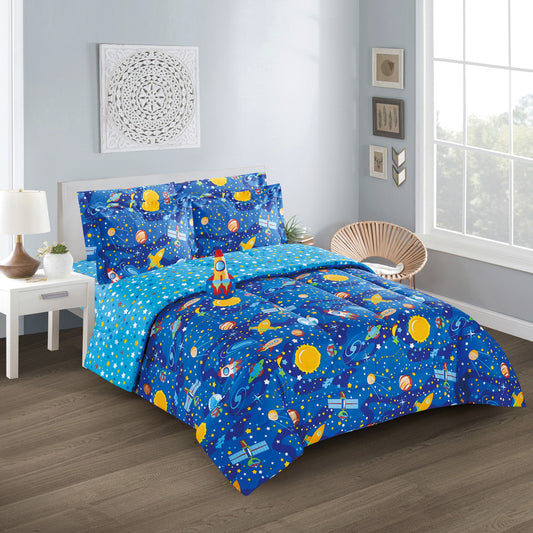 Astronomy Kids Bed Comfoter Set