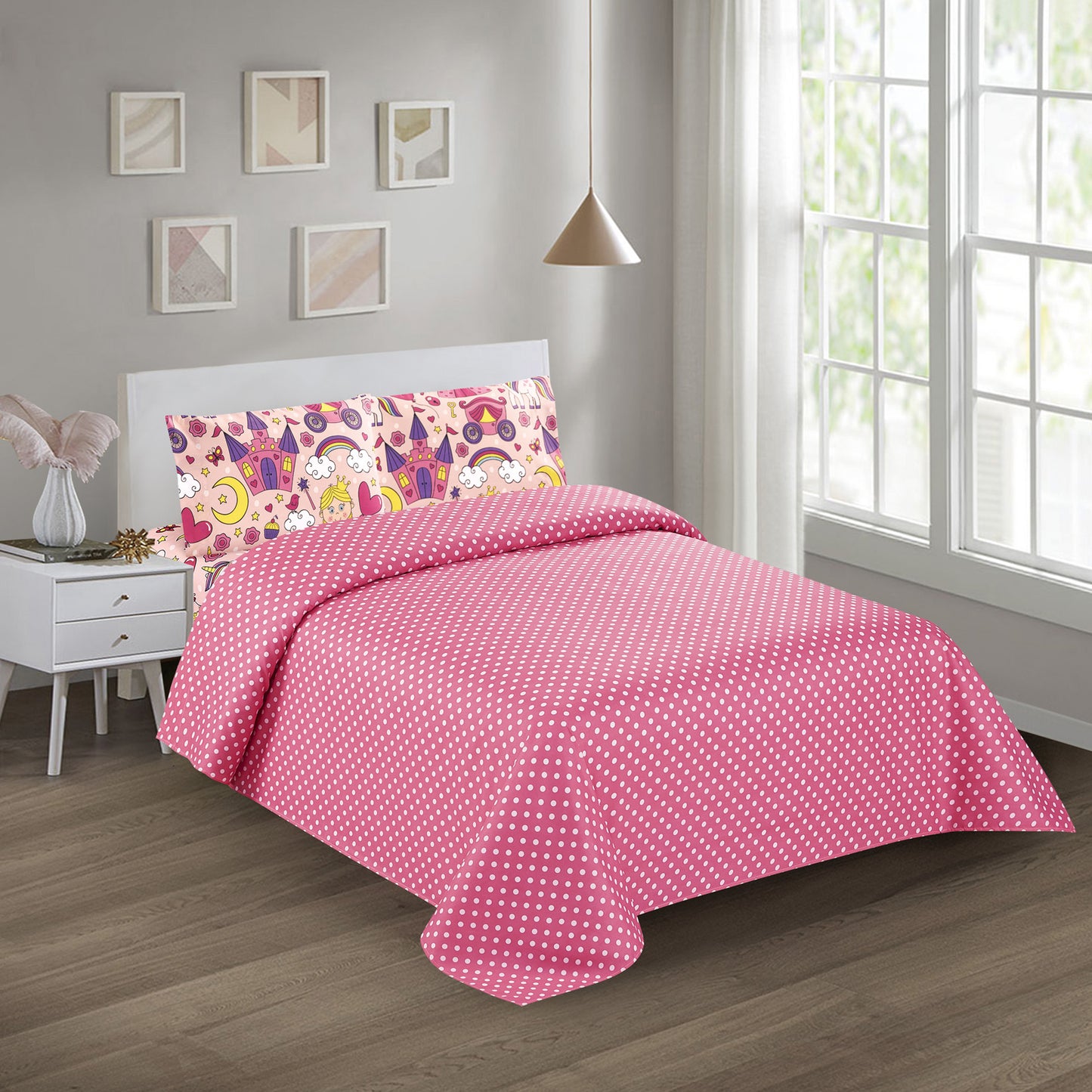 Girls 4 piece Sheet Set