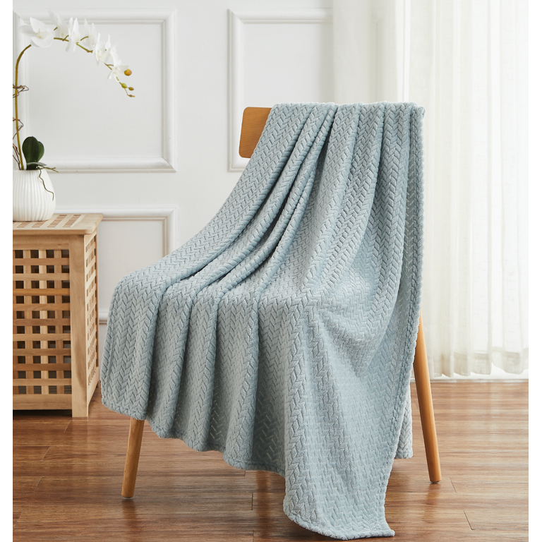 Herringbone Ultra Soft Luxurious Textured Throw